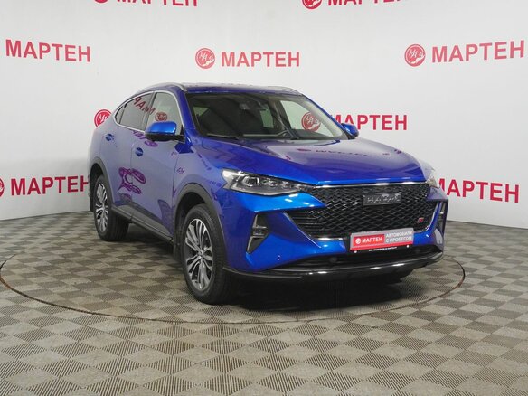 2022 Haval F7x I Рестайлинг, синий - вид 3