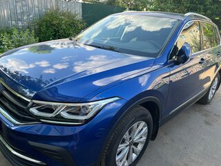 2022 Volkswagen Tiguan II Рестайлинг, синий, 3855000 рублей, вид 1