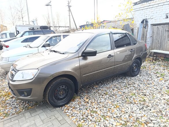2018 Lada (ВАЗ) Granta I, коричневый, 460000 рублей