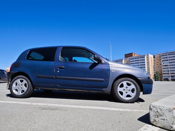2001 Renault Clio II, синий, 149000 рублей - вид 6