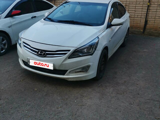 2016 Hyundai Solaris I Рестайлинг, белый, 650000 рублей, вид 2