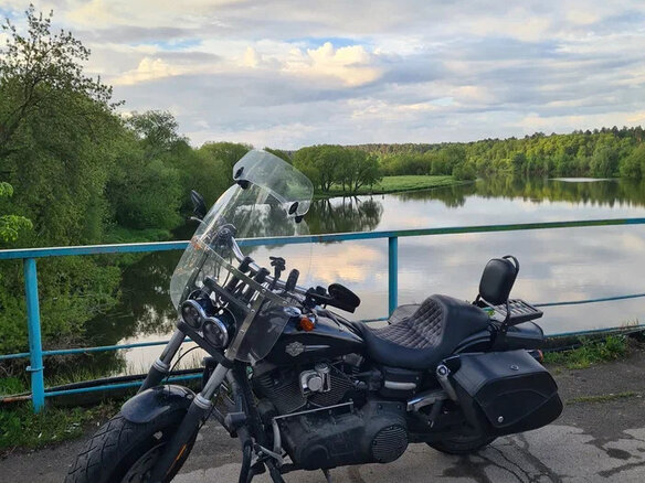 2011 Harley-Davidson Fat Bob, чёрный, 1050000 рублей - вид 3