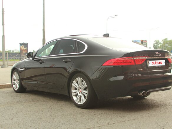 2018 Jaguar XF II, чёрный - вид 6