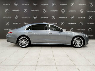 2021 Mercedes-Benz S-Класс 450 Long 4MATIC VII (W223), серый, 8450000 рублей, вид 4