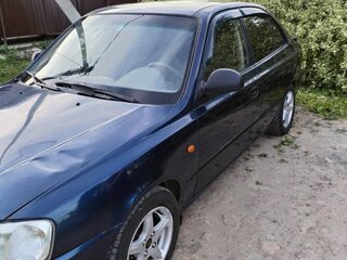 2008 Hyundai Accent ТагАЗ II, синий, 300000 рублей, вид 1