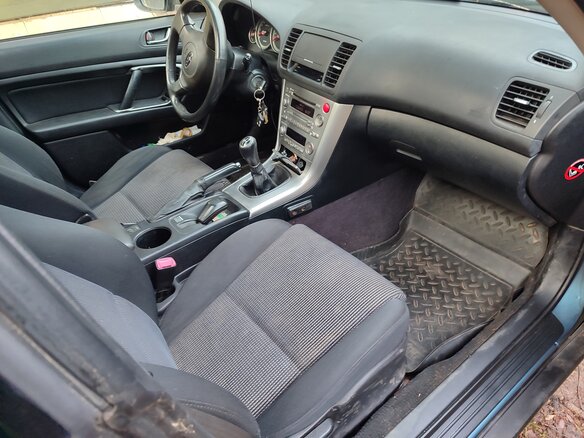 2004 Subaru Outback III, голубой, 485000 рублей - вид 8
