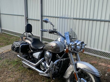 2008 Kawasaki VN900 Vulcan, белый, 651000 рублей, вид 1
