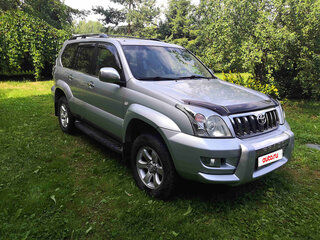 2005 Toyota Land Cruiser Prado 120 Series, серебристый, 1399000 рублей, вид 3