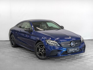 2018 Mercedes-Benz C-Класс 200 IV (W205) Рестайлинг, синий, 3790000 рублей, вид 3