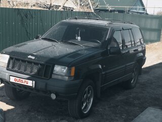 1998 Jeep Grand Cherokee I (ZJ) Рестайлинг, зелёный, 1000000 рублей, вид 1