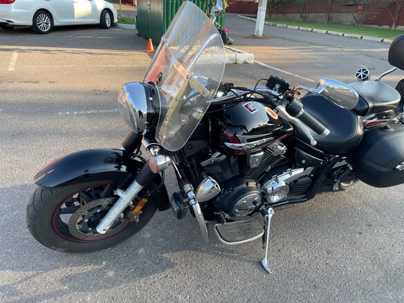 2013 Yamaha XVS1300, чёрный, 750000 рублей - вид 12
