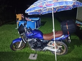 1996 Honda CB 400 Super Four, синий, 200000 рублей, вид 2