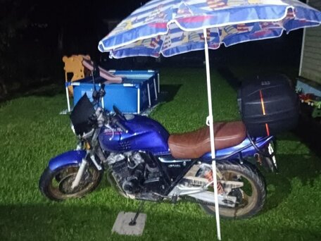 1996 Honda CB 400 Super Four, синий, 205000 рублей, вид 2