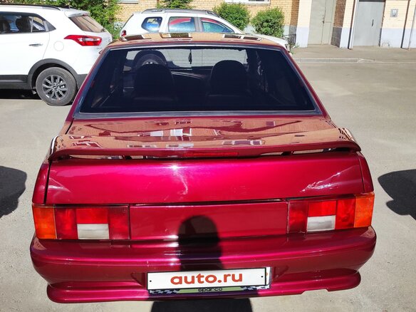 1998 Lada (ВАЗ) 21099, красный - вид 2