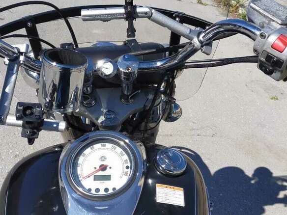 2002 Yamaha XVS1100, чёрный, 545000 рублей - вид 2