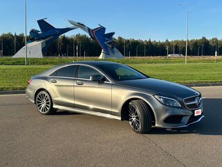 2017 Mercedes-Benz CLS 350 BlueTEC II (C218) Рестайлинг, серый, 4650000 рублей, вид 2