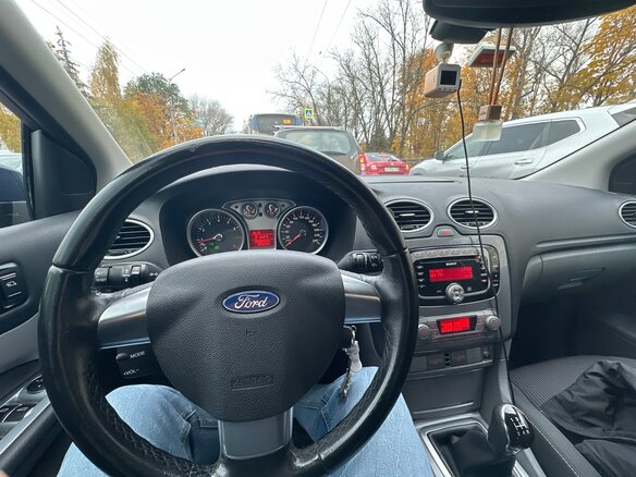 2009 Ford Focus II Рестайлинг, синий, 500000 рублей - вид 8