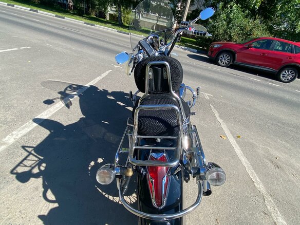 2008 Honda Shadow 750, серебристый, 500000 рублей - вид 8