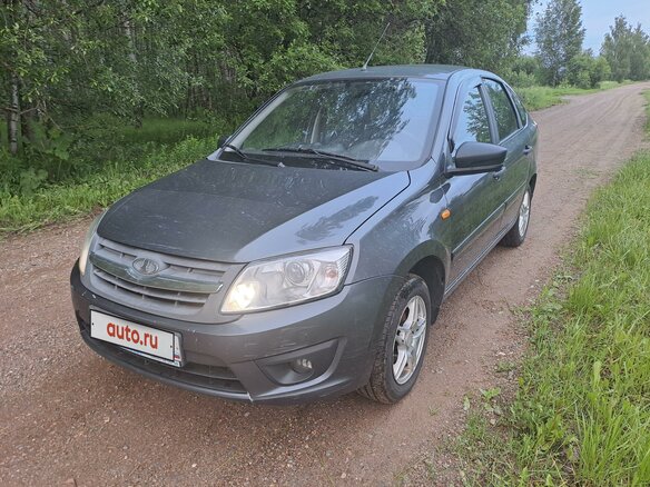 2015 Lada (ВАЗ) Granta I, серый, 780000 рублей