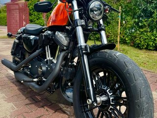 2021 Harley-Davidson Forty-Eight, зелёный, 990000 рублей, вид 4