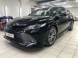 2019 Toyota Camry VIII (XV70), чёрный, 3250000 рублей, вид 2