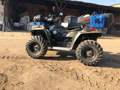 2013 Polaris Sportsman 500, зелёный, 650000 рублей, вид 4