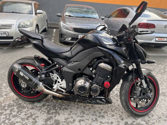 2014 Kawasaki Z 1000, чёрный, 1000000 рублей