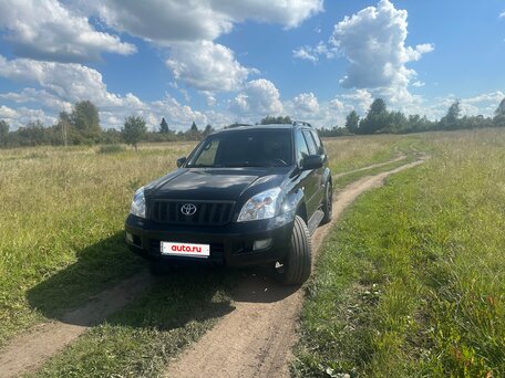 2008 Toyota Land Cruiser Prado 5-speed 120 Series Рестайлинг, чёрный, 2250000 рублей, вид 2