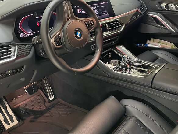 2020 BMW X6 M50d III (G06), чёрный - вид 4