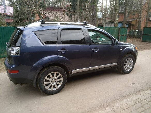 2007 Mitsubishi Outlander II, синий, 1230000 рублей - вид 5
