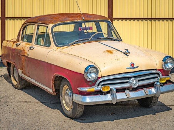 1957 ГАЗ 21 «Волга» 21Г, красный, 1000000 рублей - вид 2