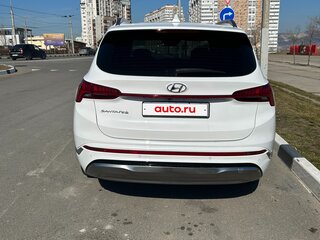 2020 Hyundai Santa Fe IV Рестайлинг, белый, 4070000 рублей, вид 4