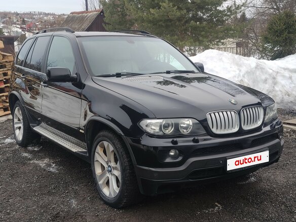 2006 BMW X5 4.8is I (E53) Рестайлинг, чёрный, 1799999 рублей - вид 12