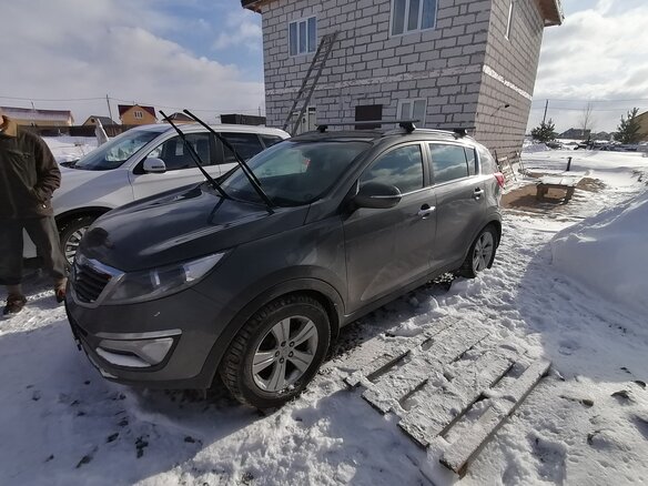 2010 Kia Sportage III, серый - вид 1