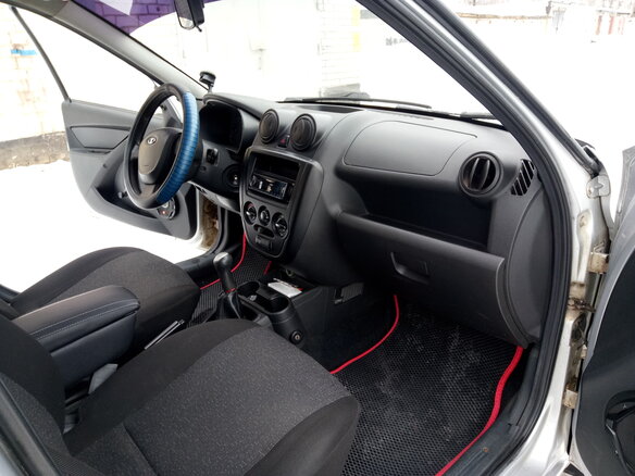2012 Lada (ВАЗ) Granta I, серебристый - вид 9