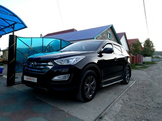 2012 Hyundai Santa Fe III, чёрный, 1650000 рублей, вид 1