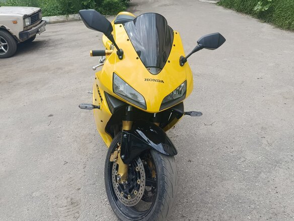 2003 Honda CBR 600RR, жёлтый, 450000 рублей - вид 7