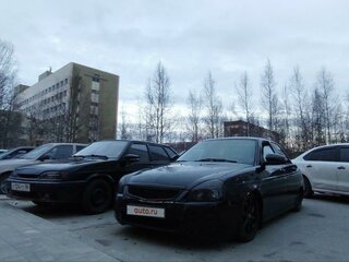 2009 Lada (ВАЗ) Priora I, чёрный, 350000 рублей, вид 3