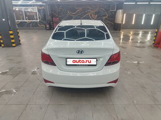 2014 Hyundai Solaris I Рестайлинг, белый, 490000 рублей, вид 5