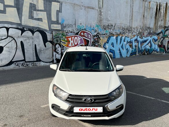 2019 Lada (ВАЗ) Granta I Рестайлинг, белый, 590000 рублей - вид 1