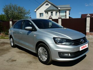 2018 Volkswagen Polo V Рестайлинг, серебристый, 1025000 рублей, вид 1