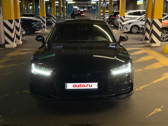 2016 Audi A7 I (4G) Рестайлинг, чёрный, 2500000 рублей - вид 2