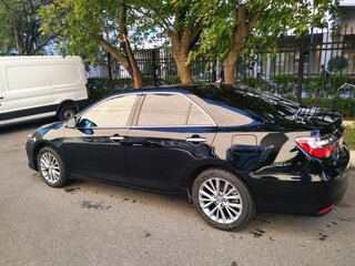 2017 Toyota Camry US Market VII (XV50) Рестайлинг, чёрный, 2910000 рублей, вид 4