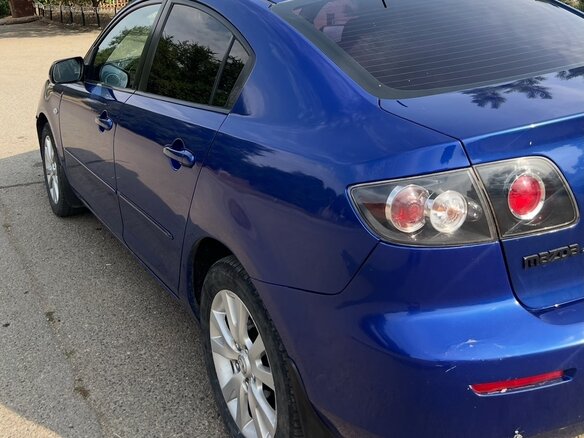 2006 Mazda 3 I (BK) Рестайлинг, синий, 600000 рублей - вид 4