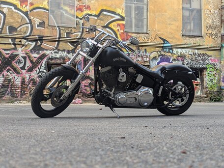 2003 Harley-Davidson Softail Standard, чёрный, 680000 рублей, вид 1