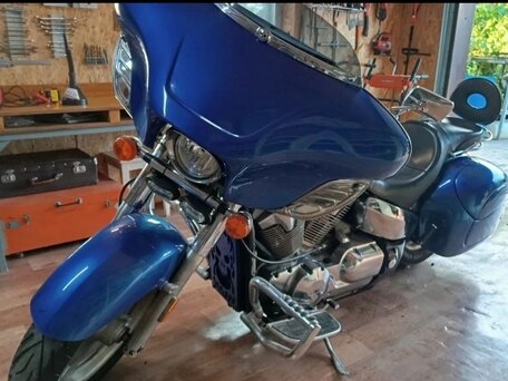2007 Honda VTX 1300, синий, 615000 рублей, вид 1