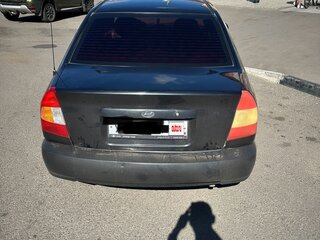 2008 Hyundai Accent ТагАЗ II, чёрный, 200000 рублей, вид 3