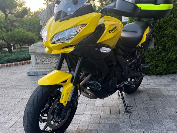 2015 Kawasaki Versys 650, жёлтый, 750000 рублей - вид 5