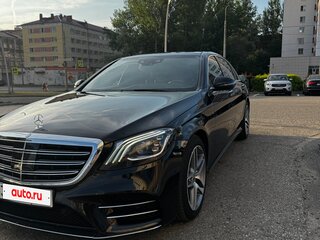 2018 Mercedes-Benz S-Класс 350 d Long VI (W222, C217) Рестайлинг, чёрный, 5600000 рублей, вид 2