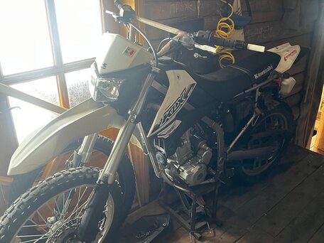 2018 Kawasaki KLX 250, белый, 550000 рублей, вид 1